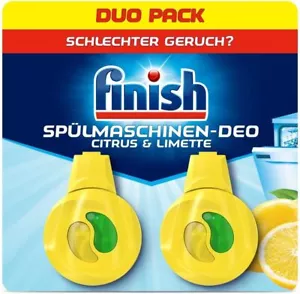 Finish Spülmaschinen Deo Citrus Limette Geschirrspüler Gegen Gerüche 2er Pack - Bild 1 von 8