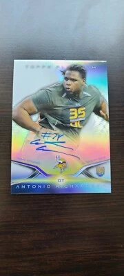 2014 Topps Platinum Antonio Richardson Auto - Vikings - Image 1 of 2