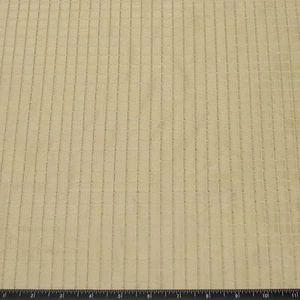 Cheques con cable Shantung Dupioni de trigo, tela 100 % seda, 54" W, por yarda (EB-809C) - Imagen 1 de 3