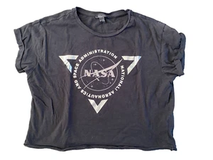 Kids Age 14-15 Black Nasa Short Sleeved T-Shirt New Look 915 USED - Picture 1 of 4
