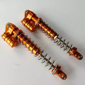 CNC 8mm front/Rear piggyback shock absorber with Cap set fit HPI baja 5B 5T 5SC - Picture 1 of 12
