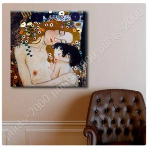 Mother And Child by Gustav Klimt | Poster or Wall Sticker Decal | Wall art HD - Picture 1 of 18