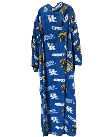University of Kentucky Wildcats Snuggie Blanket w/ Sleeves NCAA one size CLEAN! Cover