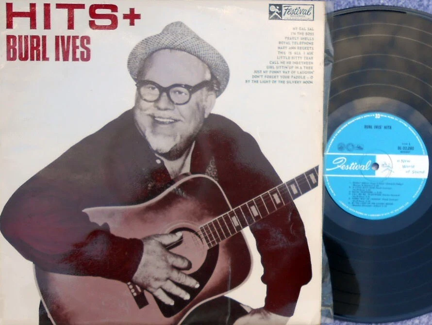 Burl Ives ORIG OZ LP Hits VG+ ’69 Festival DL32060 Folk Pop Country MONO - Image 1 of 1