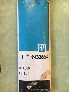 NOS GM Belt 9433664 Chevrolet Oldsmobile Buick Pontiac 380x57 3/8 x 57 Dayco - Foto 1 di 3