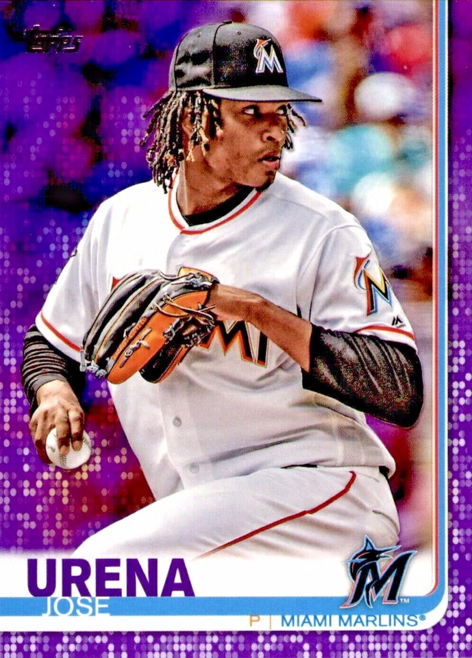 2019 Topps Series 1 Jose Urena Meijer Purple #20 - Miami Marlins  - Image 1 of 1