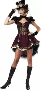 California Costume Steampunk Brass Gadget Adult Women halloween outfit 01281