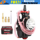 21Mm Pwk 21 Carburetor Carb With Jets For 50Cc To 100Cc 2T 4T Engine Motrocycle