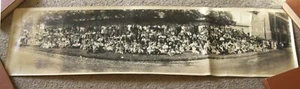 Antique photograph Minnesota State Fair panoramic 38" people cars grandstand - Picture 1 of 5