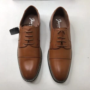 Jonsen Milan Herren Gr. 9,5 Leder braun Wingtip Anzugschuhe brandneu im Karton - Bild 1 von 12