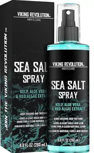 Sea Salt Spray for Hair Men - Hair Texturizing Spray with Kelp, Aloe Vera & Red - Picture 1 of 8