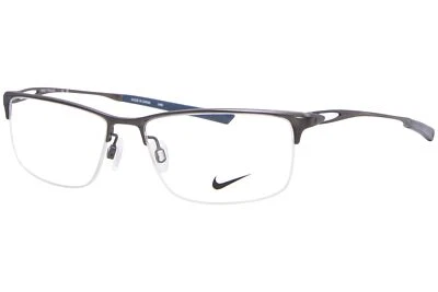Nuevas gafas Nike NK-6064 074 satinado Gunmetal titanio 56/16/145 Foto 1 de 3