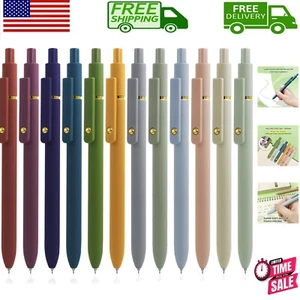 Luxury 2 Pcs Black Ink Gel Pens - 0.5mm Fine Point for Elegant Writing - Picture 1 of 9