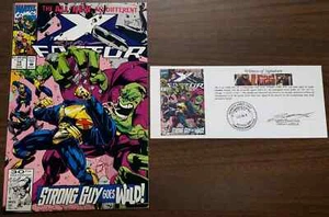 X-Factor (1986) #74 SIGNED by Larry Stroman with Notarized Witness of Signature - Picture 1 of 5