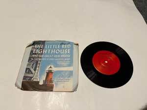 THE LITTLE RED LIGHTHOUSE 33rpm 45 Record 1973 Scholastic Records Vintage Book - Picture 1 of 1