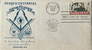 Statehood Masonry Masonia 1197 Louisiana Statehood  - Imagen 1 de 1