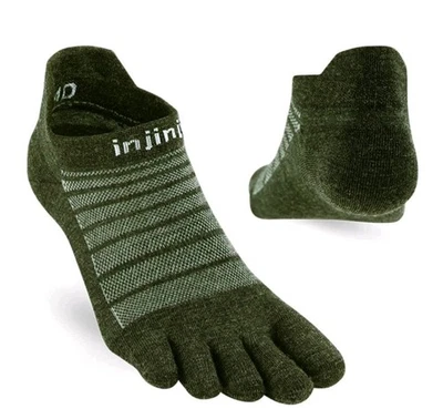 Injinji Exterior Ligero No-Show Lana - Calcetín Puntera Correr - TOTALMENTE NUEVO Foto 1 de 4