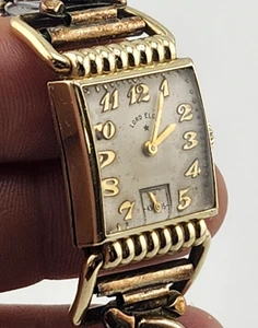 1940's Lord Elgin 559 21 Jewels 14K Gold Filled Men's Watch - Tested Working! - Imagen 1 de 15