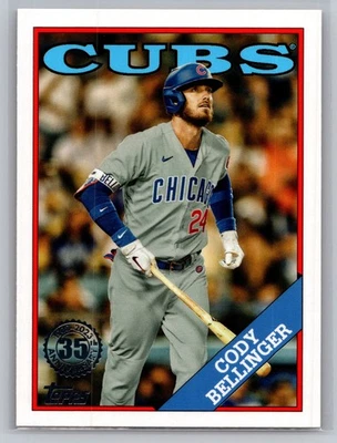 2023 Topps #2T88-6 Cody Bellinger 1988 Topps Baseball - Image 1 of 2