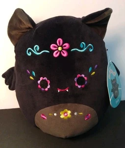 Squishmallows Emily, Tag der Toten Leichenbraut NEU Neu mit Etikett 8 Zoll Fledermaus Plüsch - Bild 1 von 8
