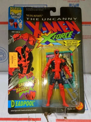 Boneco de ação Deadpool Toybiz 1992, Uncanny X-men/X-Force - Imagem 1 de 4