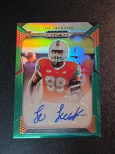 2019 Prizm Draft Picks Joe Jackson Green 5/5 RC Auto - Picture 1 of 12