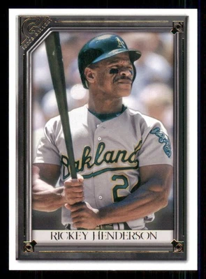 2021 Topps Gallery #137 Rickey Henderson - Image 1 of 2