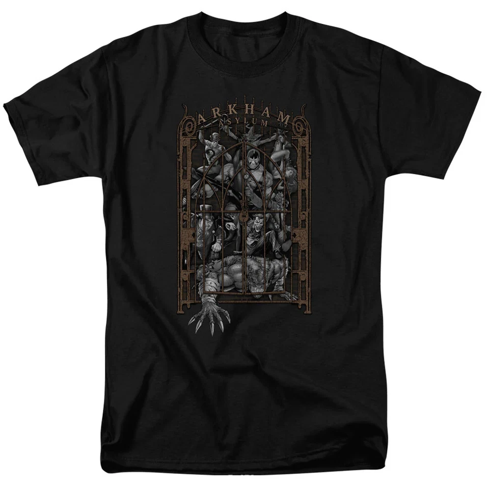 Batman Arkhams Gate Mens T Shirt Black - Image 1 of 1