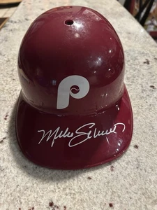 Mike Schmidt Signed Helmet Phillies Laich Plastic Retro Autographed Beckett - Picture 1 of 3
