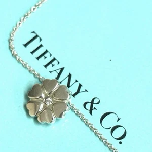 Tiffany & Co. Herzkrone Diamant Collier Paloma Picasso Silber mit Box I13 - Bild 1 von 7
