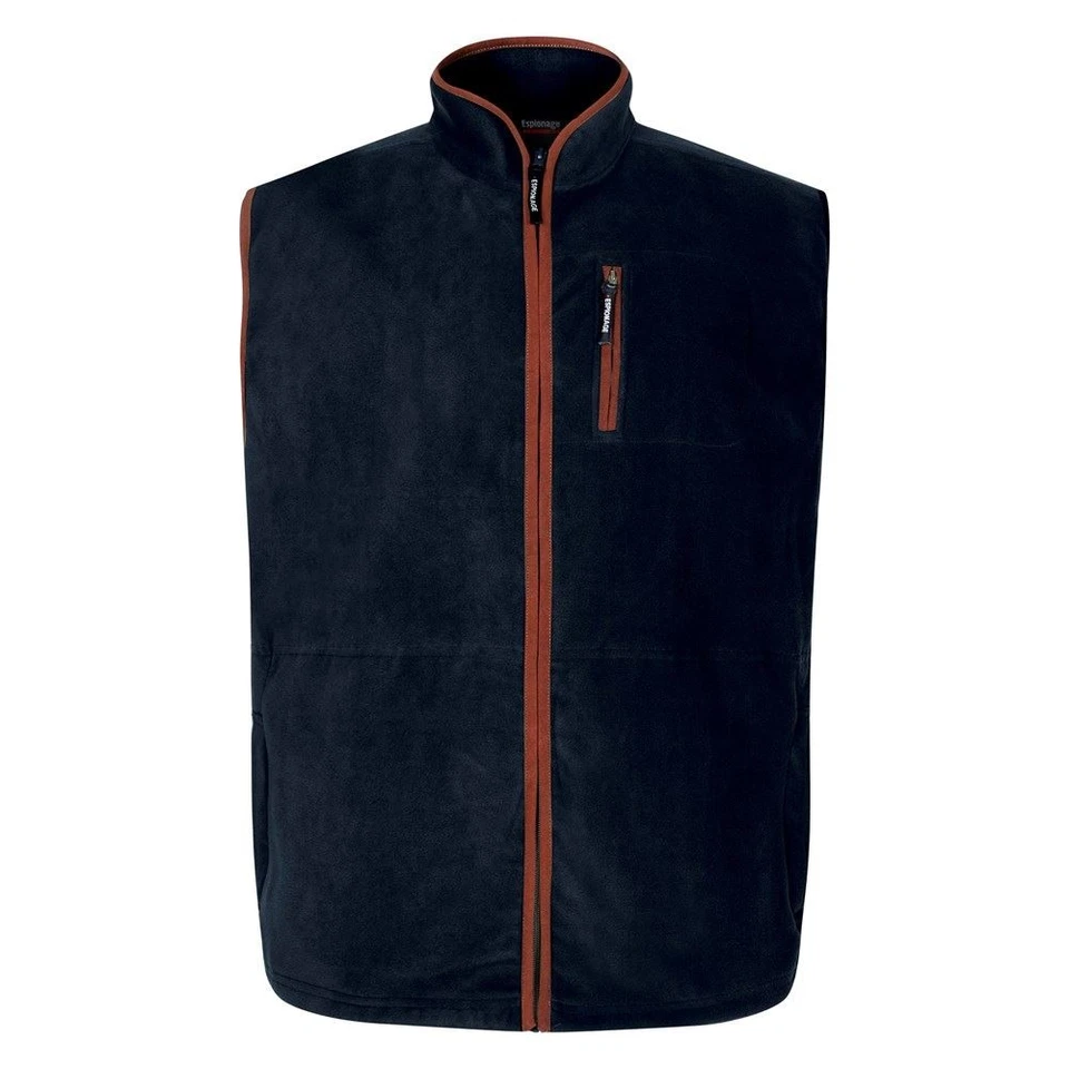 Espionage Microfleece Gilet For Men in 2 Colours, 2XL-8XL - Image 1 of 1