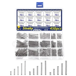 Kit surtido de resortes de compresión 450 piezas, juego de resortes pequeños proyecto de reparación hágalo usted mismo - Imagen 1 de 8