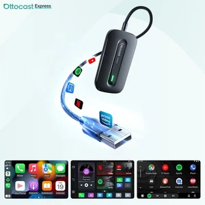 OTTOCAST Play2Video EXPRESS YouTube Netflix 5 APP Wireless CarPlay Android Auto - Bild 1 von 9