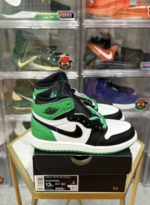 Nike Air Jordan 1 Retro High-Tops OG Lucky Green Kids Size 13C DS Brand New NIB - Picture 1 of 5