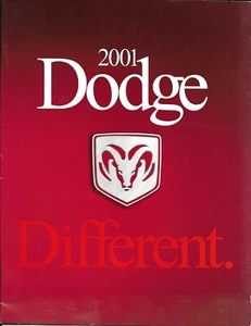 Folleto de autos Dodge 2001 MODELOS FOLLETO DE VENTAS Neon Ram Dakota catálogo de concesionario de automóviles - Imagen 1 de 2