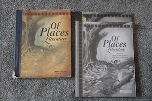 Abeka 8th Grade Of Places Literature Book + Quizzes/Tests 4th Edition Lot Of 3 - Picture 1 of 1