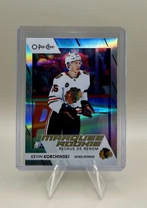 2023-24 O-Pee-Chee Marquee Rookie Rainbow /350 Kevin Korchinski #587 Rookie RC - Picture 1 of 2