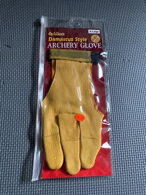 Allen Archery Glove XL Damascus Style 3 Finger with Wrist Strap - Image 1 of 4
