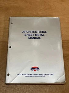 Architectural Sheet Metal Manual SMACNA Fifth Edition 1993 3 Hole Punch - Picture 1 of 11
