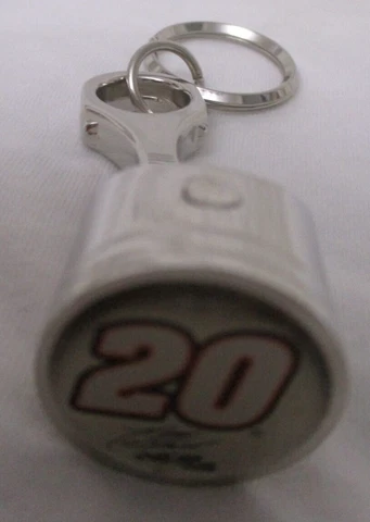 Tony Stewart # 20 CHROME PISTON METAL KEYCHAIN ! FREE SHIPPING ! FAST SHIPPING Cover