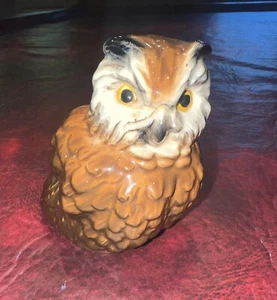 Goebel Porzellan braun Kreisch Eule Vogel #38317-08 Figur West Germany  - Bild 1 von 5