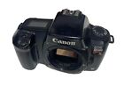 Canon EOS Rebel S II Film Camera 35mm SLRy No Lens Black Body With Flash
