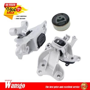 3PCS Automatic Trans Mounts & Engine Mount Set For 2017-2019 Chevrolet Cruze1.4L - Picture 1 of 10