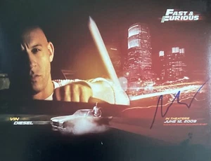 Vin Diesel Authentic Signed 10x8 Fast And Furious Photo AFTAL/ACOA - Bild 1 von 1