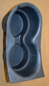 1995-97 Blazer Jimmy Oem Center Console Front Cup Holder Insert Plastic Graphite - Picture 1 of 3