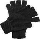 3Pair Mens Fingerless Gloves Magic Half Finger Winter Typing Touch Heated Glove