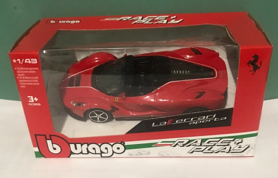 burago 1/43 Ferrari Red Aperta - Immagine 1 di 1