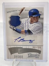 2014 Panini Classics Javier Baez Significant Signature Jersey Auto #063/299 Cubs