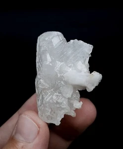 Combinación de cristal de cuarzo grabado con goshenita de Skardu Pakistán.  - Imagen 1 de 12