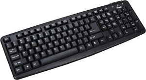 Rosewill 107 Normal Keys USB Wired Standard Keyboard, Black RK-200 - Picture 1 of 4